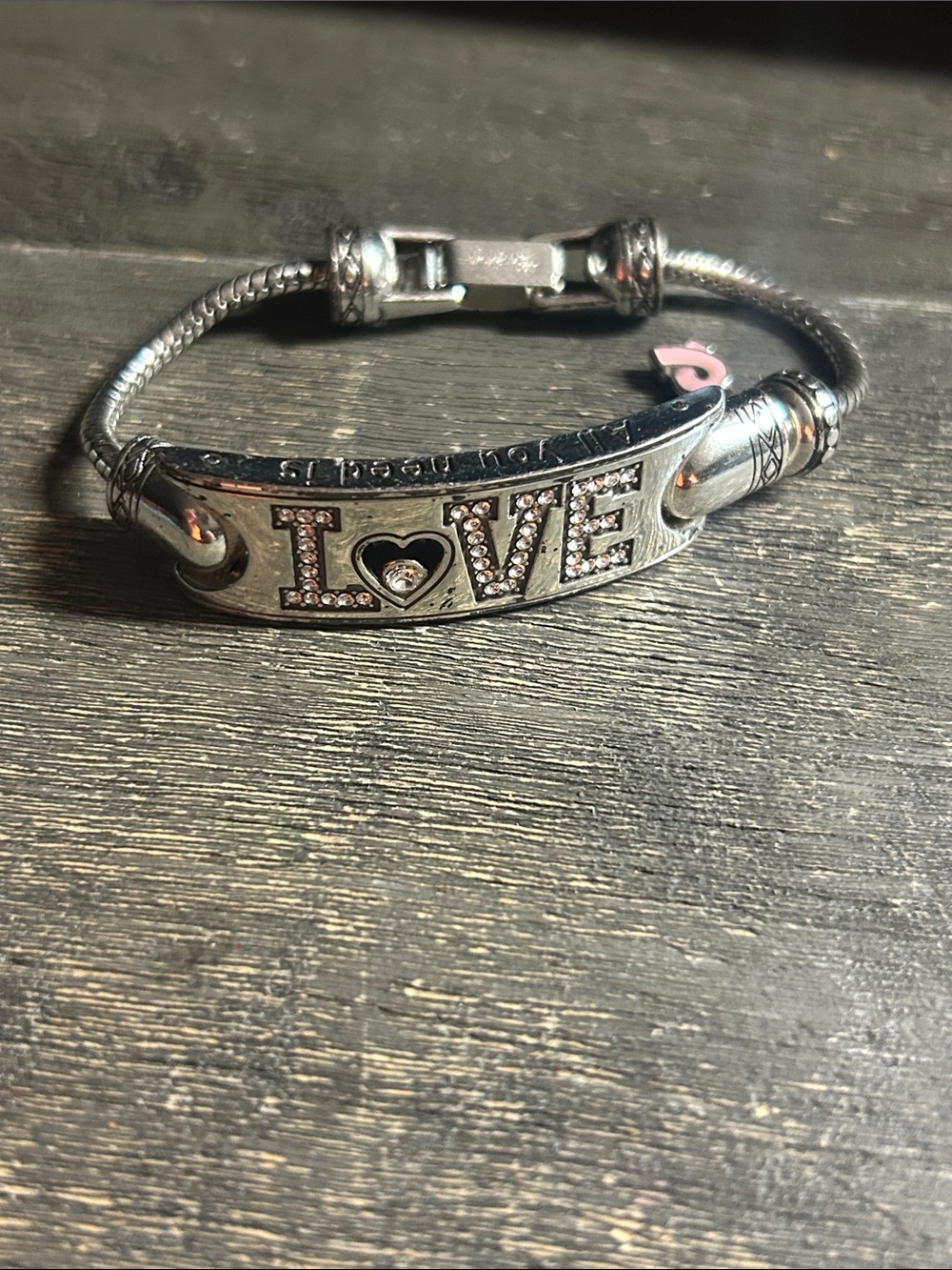Brighton Power of Pink Breast Cancer Awareness Bracelet LOVE